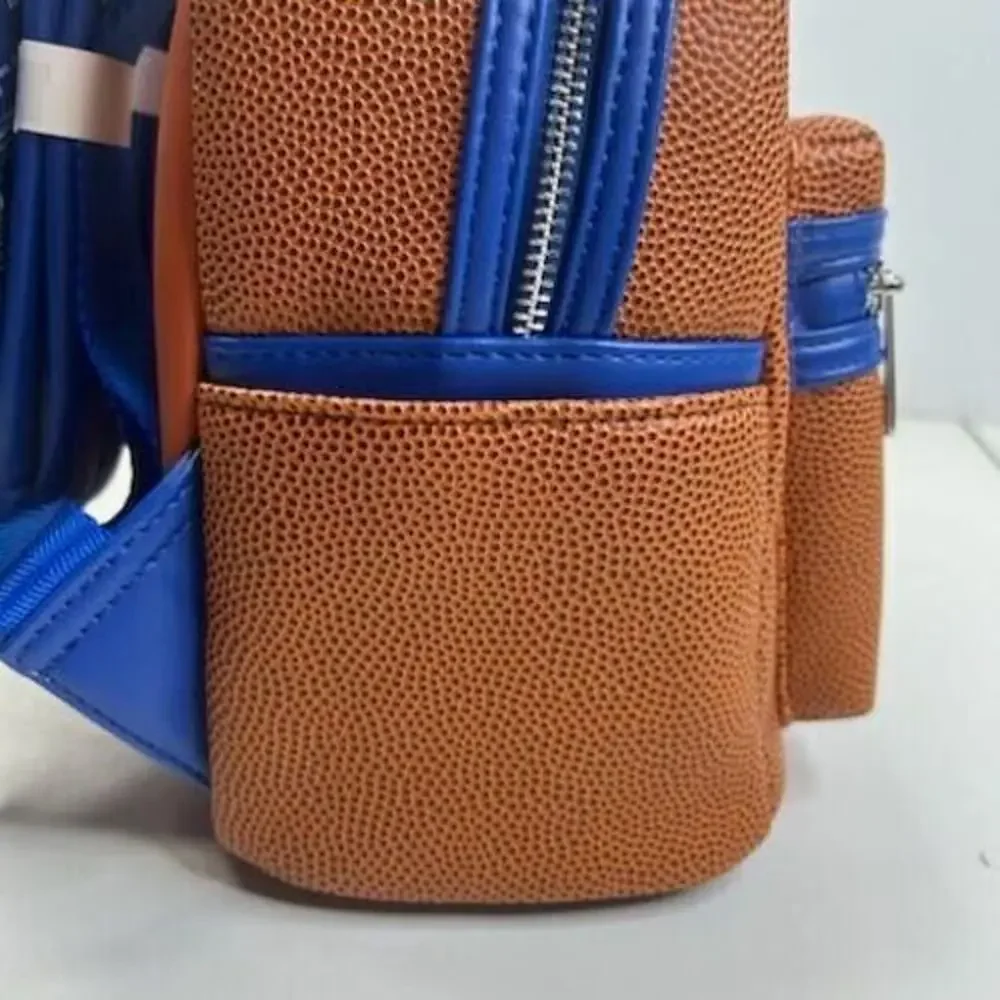 Loungefly NBA Philadelphia 76ers Basketball Mini Brown Backpack NWT